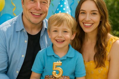 WOW! Elon Musk Stuns Everyone with His Heartwarming Smile at a 5th Birthday Celebration — You Won’t Believe Who He’s With!