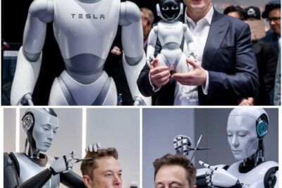 BREAKING: Elon Musk’s Experiment with a Robot Haircut Ends in Chaos – What Happened Next Will Leave You SPEECHLESS!