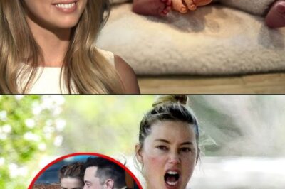 “DID SHE GO BACK FOR THE BABIES?” — Amber Heard Sparks Frenzy After Being Spotted Reconnecting with Elon Musk Amid Sh0cking Twin Rumors