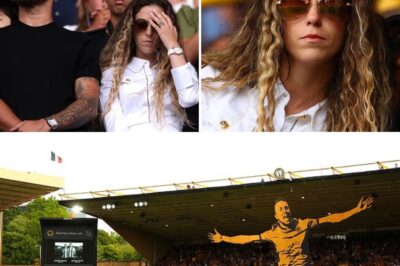 Heartbreaking! Diogo Jota’s Emotional Widow Makes a Strange Gesture in the Stands During Wolves’ Heartfelt Tribute — Leaving His Liverpool Teammates in Tears