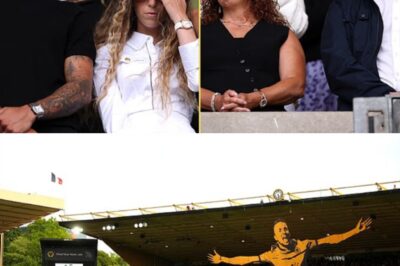 “Wolves Stop the World for Him” — Diogo Jota’s Widow and Family Break Down in Tears as Wolves Deliver a Heart-Stopping Tribute to the Late Liverpool Star