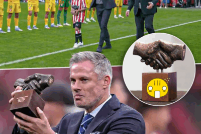“A LIFETIME IN RED” — Jamie Carragher Crowned 2025 One-Club-Man in Bilbao, Joining Football’s Most Loyal Legends