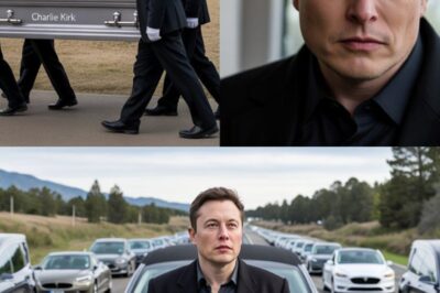 Silent Teslas, Glowing Headlights, and Tears: Elon Musk’s Unforgettable Farewell Tribute to Charlie Kirk
