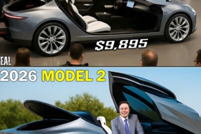 Tesla Stuns the Auto World: The $9,895 Model 2 Arrives in 2026 — An Affordable EV That Could Change Everything