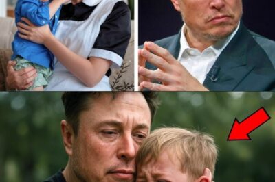 “Why Is My Son Crying in Her Arms?” — Elon Musk’s Silent Entry Into the Room Ended With a Secret That Changed His Family Forever