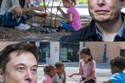 “THE LESSON HE NEVER EXPECTED” — Elon Musk Spots a Homeless Girl Secretly Teaching His Daughter on the Street, and What He Did Next Left the Entire World Stunned