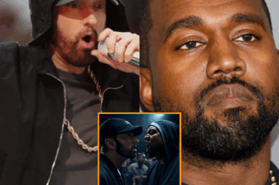 WHEN GIANTS COLLIDE! Eminem vs. Kanye West – The Ultimate Clash Between Rap’s Greatest Lyricist and Hip-Hop’s Boldest Visionary!