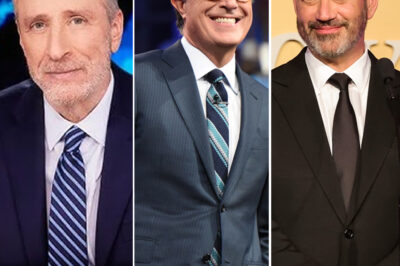 LATE-NIGHT HISTORY IN THE MAKING: Jon Stewart, Stephen Colbert & Jimmy Kimmel’s Secret Meeting Sparks Talk of a Comedy Revolution