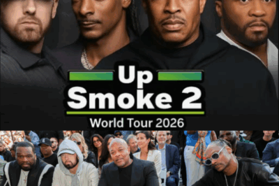 UNREAL! The “Up In Smoke 2.0 Tour,” worth an estimated $20 million, marks the historic reunion of Eminem, Dr. Dre, Snoop Dogg, and 50 Cent!