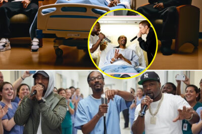 Hip Hop Legends Unite: Eminem & 50 Cent Visit Snoop Dogg in Hospital — “You’re Not Done Yet, Dogg!” ⚡