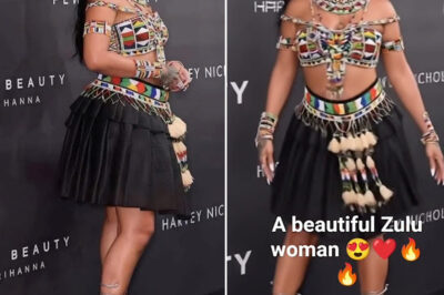 Rihanna Stuns Millions in Full Zulu Attire — A Jaw-Dropping Celebration of South African Heritage and African Pride!
