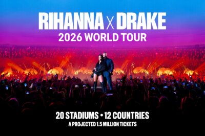 Rihanna x Drake 2026? Rumored Reunion Tour Sparks Chaos Online — 20 Stadiums, 12 Countries, 1.5 Million Tickets on the Line