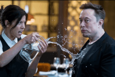 Chaos at the Table! Waitress Throws Water on Elon Musk — Realizes Who He Is Too Late