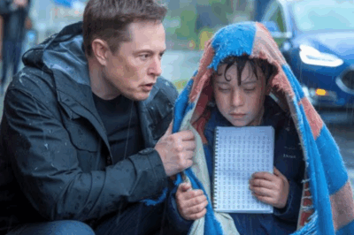 ELON MUSK ADOPTS 8-YEAR-OLD BEGGAR — AND THE HIDDEN STOCK GENIUS TURNS A 3-SECOND TRADE INTO $10 MILLION PROFIT