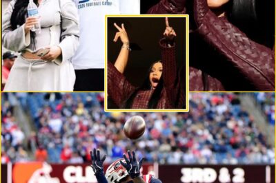 CARDI B STEALS THE SHOW AT PATRIOTS GAME — DOES STEFON DIGGS’ SIGNATURE CELEBRATION AS ROBERT KRAFT REACTS LIVE