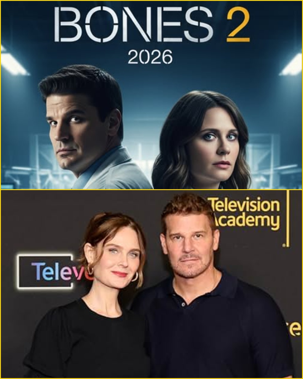 “SHE’S BACK IN THE LAB!” — Emily Deschanel & David Boreanaz REUNITE for