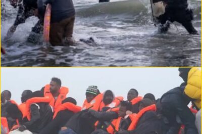 ‘WHEN G0VERNMENTS FAIL, CITIZENS ACT’ — Sh0cking F00tage Shows Britons Targeting Small Migrant B0ats on French Coast, Sparking Heated National Debate Over Migration Cri:sis
