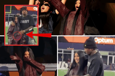 Emotional Explosion: Cardi B’s Euphoria Celebrating Stefon Diggs’ Victory, Baby Kicks Along to Cheer Dad!