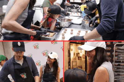 No Crowns, Just Compassion: Archie and Lilibet, Dough-Covered and Deeply Involved, Make Their Debut in Community Relief Kitchen