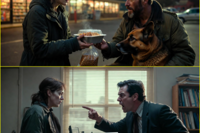 I gave food to a hungry veteran and his dog — a month later, my boss dragged me into his office, furious, and said, “IT’S ABOUT WHAT YOU DID A MONTH AGO”