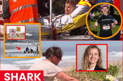 “LUKAS… HELP ME!” — GoPro Captures the Final 3 Seconds as a Massive Fin Slices Through the Water Toward a Young Woman at Kylies Beach