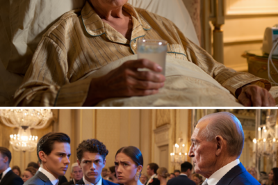 The billionaire pushes the poisoned wine toward his son: ‘Drink it, and I will hand over my entire fortune to you!