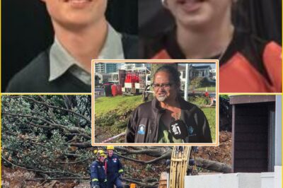 Father’s Quiet Words Break Hearts as Two Children Remain Missing After Mount Maunganui Landslide