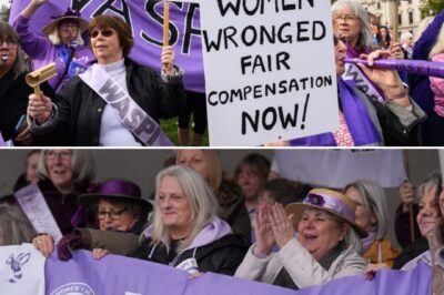 “THEY STOLE OUR FUTURE — NOW WE DEMAND IT BACK” — Furious WASPI Women Take Fight Over Pensions to Court, Shaking the Nation