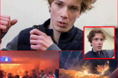 “I COULDN’T BREATHE…” — A YOUNG MAN RAN BACK INTO THE INFERNO TWICE TO SAVE FRIENDS DURING A DEA-DLY FIRE IN SWITZERLAND