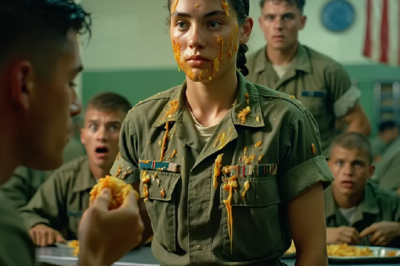 She had food thrown in her face while trying to protect a bu-llied teammate