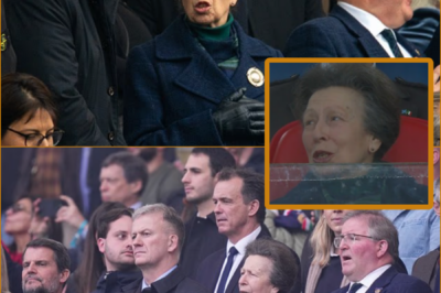 The Entire Stadium Suddenly Erupted for Princess Anne — But What She Whispered Next Is What Truly Left Everyone Stunned 🔥 No one expected that in the middle of a tense Six Nations match, tens of thousands of fans would rise to their feet cheering — not for a try, but for Princess Anne