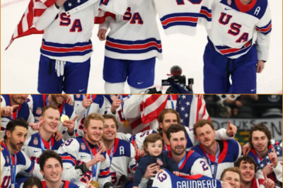 GOLD FOR JOHNNY — Team USA Lifts Olympic Glory While Honoring Johnny Gaudreau’s Children in Emotional On-Ice Tribute