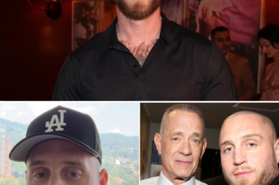 Free me: Tom Hanks’ son cries out for help from the online community in an ironic situation