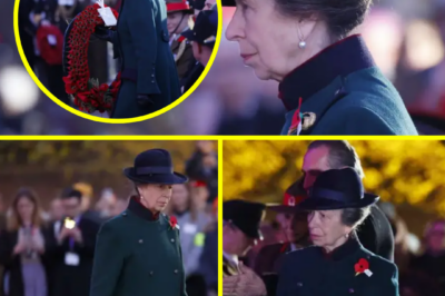 DAWN ELEGANCE — Princess Anne STUNS IN EMERALD GREEN AT ANZAC DAY SERVICE