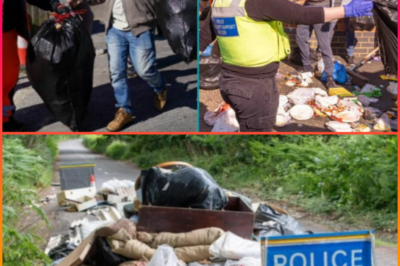 HUM-I-LIATED IN PUBLIC? — Police Make Family CLEAN THEIR OWN LITTER, Sparking Nationwide 0UTRAGE and Viral Debate