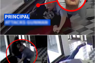 CAUGHT ON CAMERA… — Principal tackles suspected g-u-nman to protect students, taking a bull3t in the process at Oklahoma school