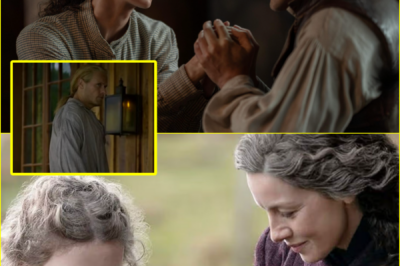 💔 The final glance between Fergus Fraser and Marsali Fraser before everything falls apart — no goodbye, yet everyone can feel the ending coming