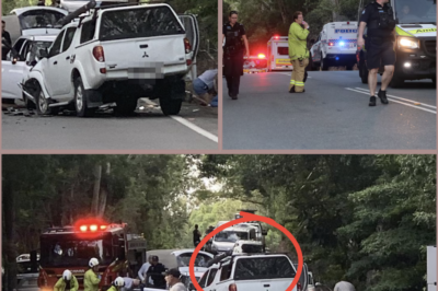 A YOUNG WOMAN AND BABY LOST THEIR LIVES… — A devastating highway cr@sh at Oak Beach in Queensland has claimed the lives of a young woman and a baby, while another woman remains fighting for life in hospital.