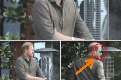 A striking detail revealing Harry’s haggard appearance after days of evading the media during King Charles’ time in the U.S