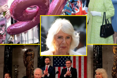 Camilla Queen Consort is facing questions over a subtle handbag moment during a key appearance alongside Charles III on their US tour