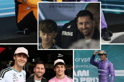Worlds collide in Miami: football icon Lionel Messi has joined a star-studded crowd to congratulate rising F1 sensation Kimi Antonelli after his Grand Prix triumph!