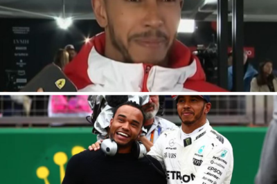 LEWIS HAMILTON’S HEARTBREAKING REACTION AS HIS BROTHER NICOLAS BREAKS DOWN IN TEARS AFTER THE RACE.”