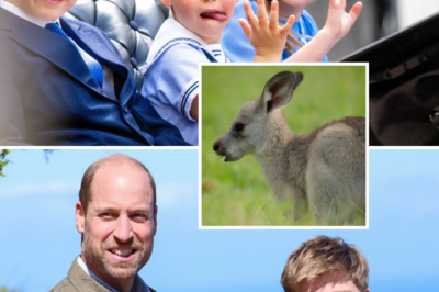 ROYAL NAME — Prince William, Catherine, Princess of Wales, Prince George of Wales, Princess Charlotte of Wales & Prince Louis of Wales have helped name a baby kangaroo unveiled by Robert Irwin at Australia Zoo