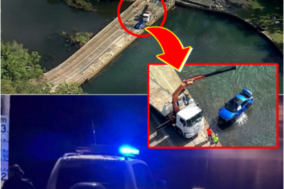 TRAG-I-C DISCOVERY IN WATER — B0DY OF YOUNG PASSENGER RECOVERED FROM SUBMERGED CAR AT Royal National Park WEIR