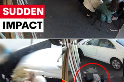 SECURITY FOOTAGE CAPTURED — Diners Thrown Into Chaos as Car Slams Onto Footpath in Watsonia, Melbourne