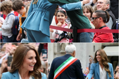ROYAL ARRIVAL FRENZY ERUPTS — Catherine Princess of Wales STUNS IN BLUE DURING MAJOR OVERSEAS ARRIVAL — BUT ONE DETAIL HAS EVERYONE TALKING…