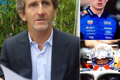 CONTROVERSY IN DER FORMEL 1: Alain Prost geht in die Offensive und verteidigt Max Verstappen gegen massive Beleidigungen