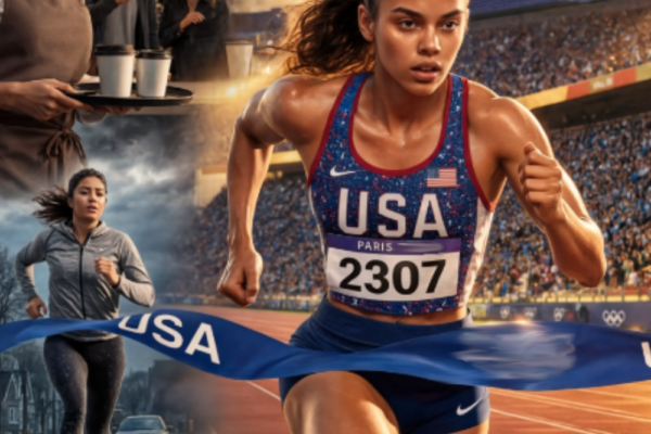 No one believed a coffee shop waitress could pursue athletics… e...
