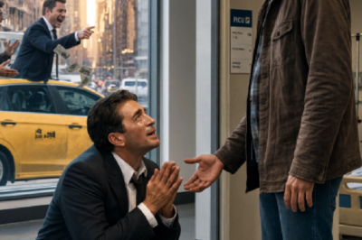 The taxi driver was insulted by a passenger in the middle of the street… a few hours later, the passenger knelt down and apologized in the hospital