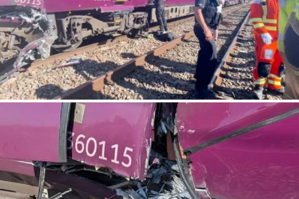 Passengers involved in the Bedford railway accident described the trai...